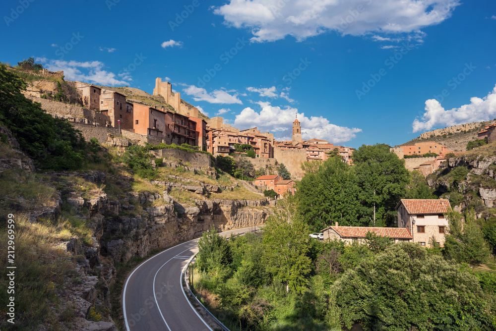 Obraz premium Albarracin, medieval village in teruel, Spain.
