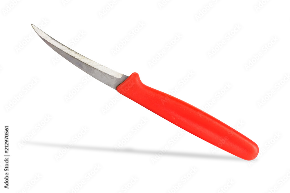 Fruit carving knife ,isolated on white background with clipping path. Fruit carving knife ,isolated on white background with clipping path.