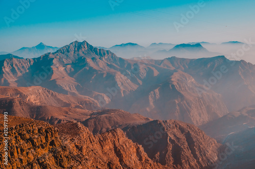 Jebel Jais mountain in Ras Al Khaimah photo