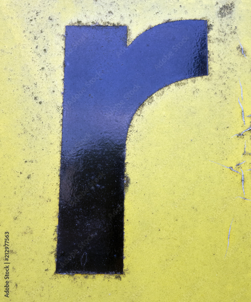 Written Wording in Distressed State Typography Found Letter R Written Wording in Distressed State Typography Found Letter R
