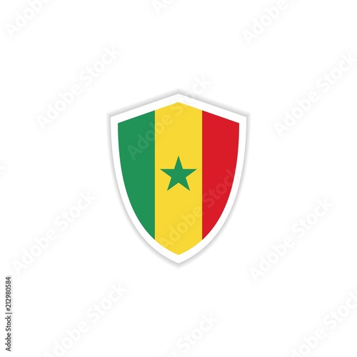 Free Download Senegal Flag Emblem Vector Template Design Illustration - GFXLoad