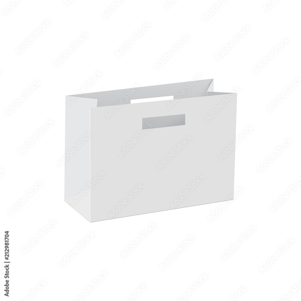 Blank of paper bag template. Vector. Blank of paper bag template. Vector.