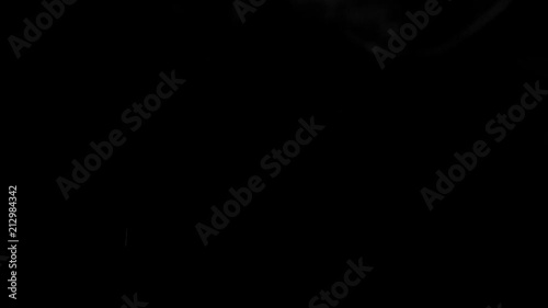 Wallpaper Mural Light Coils Of Smoke Fly Away On Black Background Torontodigital.ca