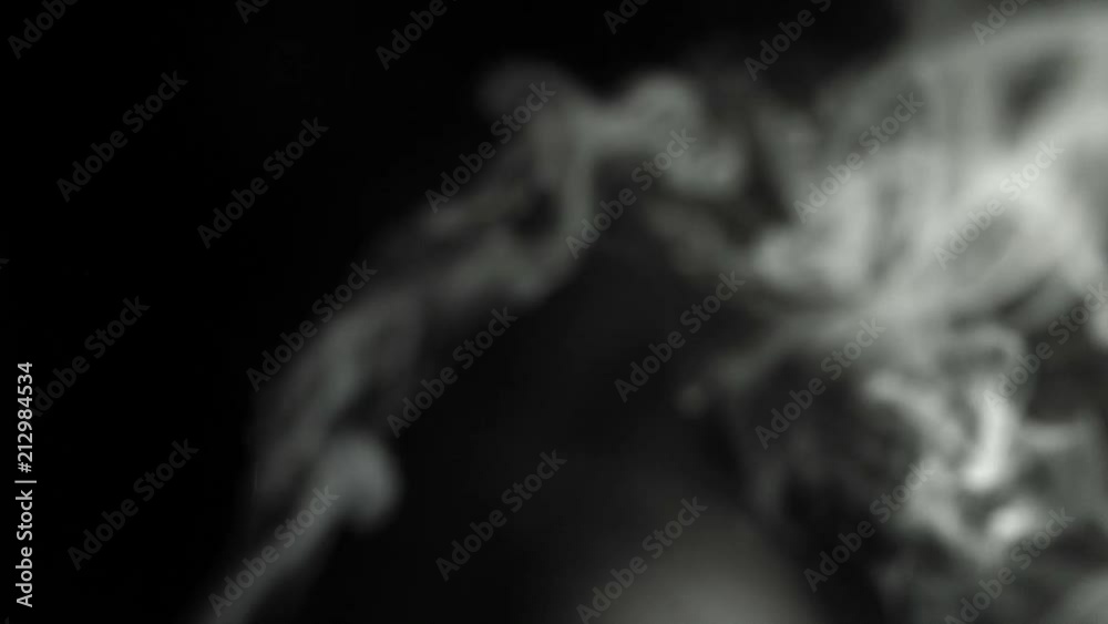 Blurry Smoke Or Vapour On Dark Blurry Smoke Or Vapour On Dark