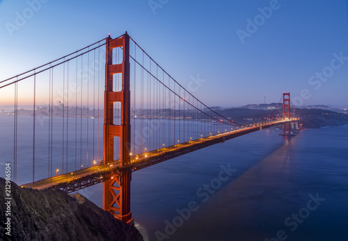 San Francisco Bay Daybreak - Golden Gate Bridge © Kenneth Keifer