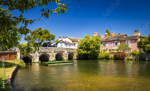 Bridge over the River Avon Christchurch Dorset England
