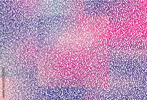 Abstract futuristic halftone panel. The background with dots, points of different shades of pink and violet color