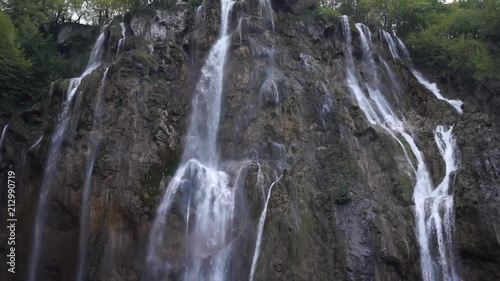 Waterfall Upwards Cameramovement Slow Motion photo