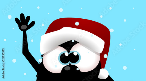 Weihnachtskarte mit El Monster