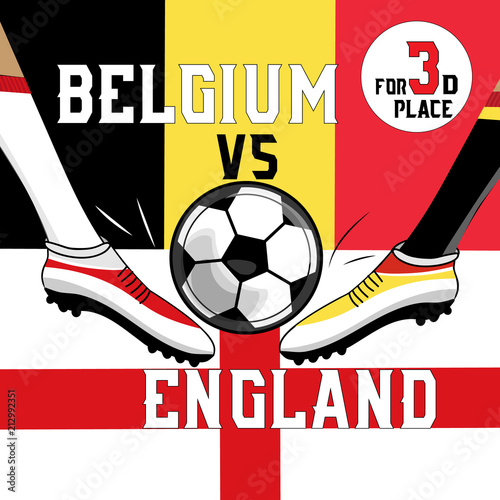 concept image for football championat 2018 match for 3d place