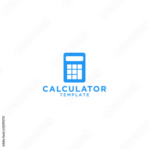 Calculator graphic design template