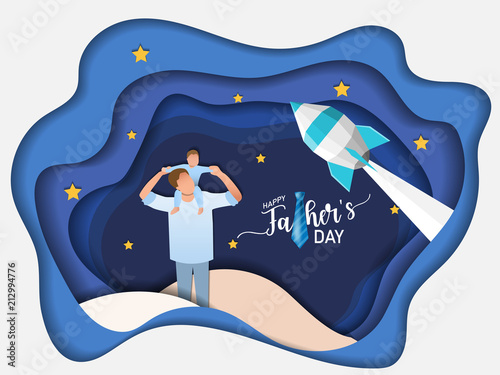 happy father's day poster
