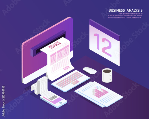 business analysis system. v...
