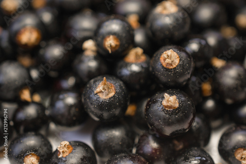 Background texture of dripping black cuurant.