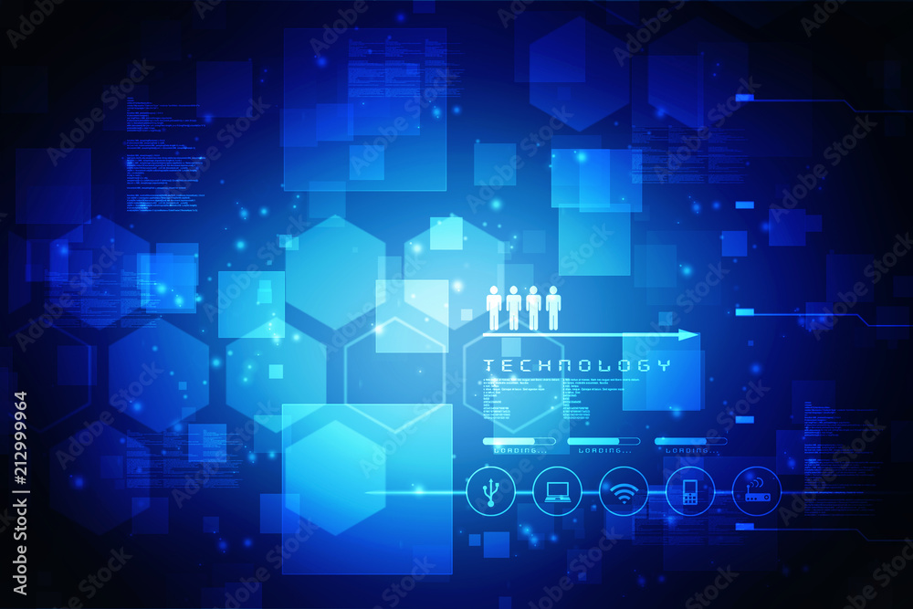 2d illustration abstract technology background concept
2d illustration abstract technology background concept