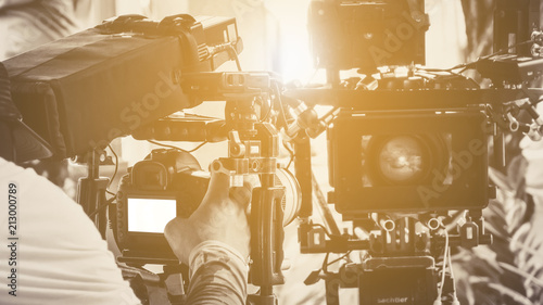 Film production crew, Professional camera equipment