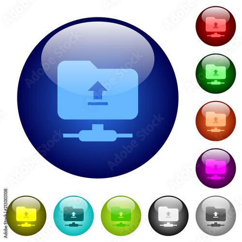 Upload to ftp color glass buttons