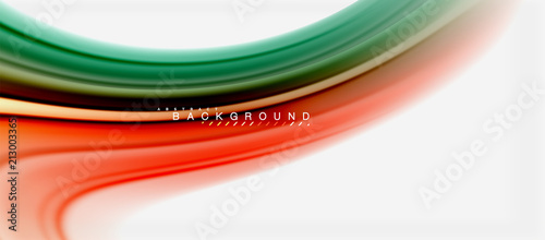 Rainbow fluid colors abstract background twisted liquid design, colorful marble or plastic wavy texture backdrop, multicolored template for business or technology presentation or web brochure cover