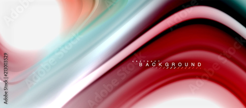 Rainbow fluid colors abstract background twisted liquid design, colorful marble or plastic wavy texture backdrop, multicolored template for business or technology presentation or web brochure cover
