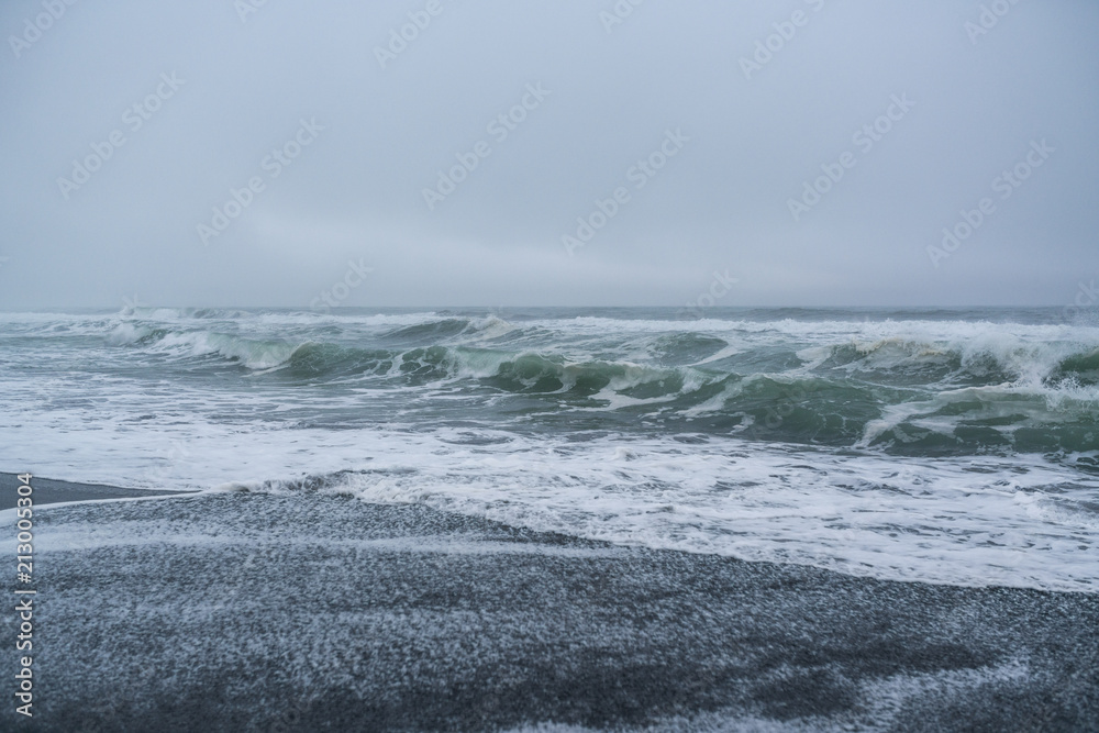 Halaktyr beach. Kamchatka. Russian federation.