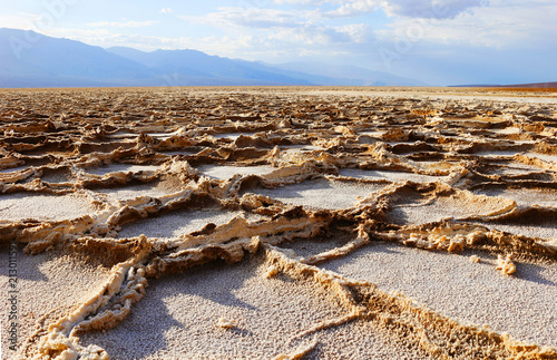 Badwater Basin, Death Valley, California, United States, North America photo