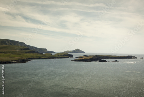 The Island of Valentia (in Gaelic Dairbhre), west of Ireland. Iveragh Peninsula (County Kerry). Bridge located in Portmagee. Ferry Knightstown. photo