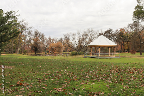a rotunda in public park and gardens