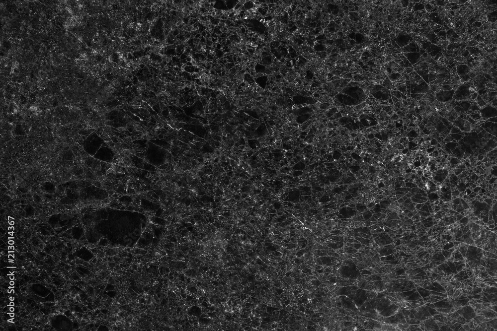 Fototapeta premium Black marble texture and background.