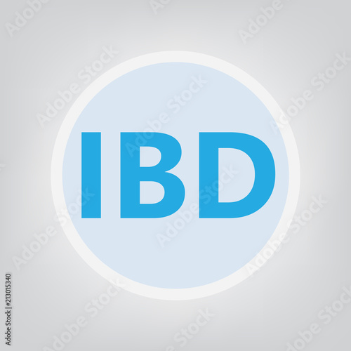 IBD (Inflammatory Bowel Disease)- vector illustration