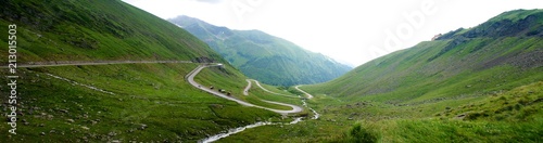 Transfagarasan Mountain Road panorama photo