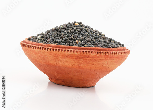 Black Mung bean split Pulse photo