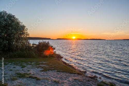 Sonnenuntergang  an der Küste in Zeeland