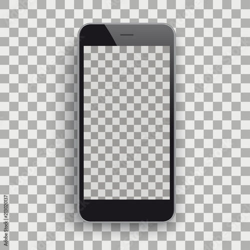Black Smartphone Transparent