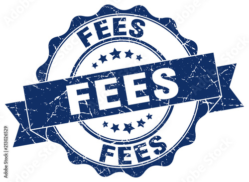 fees stamp. sign. seal