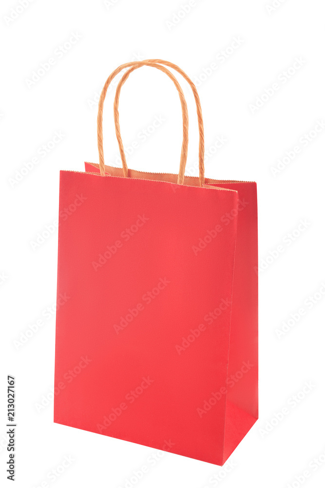 Ecological recycling red paper package, packet, bag Ecological recycling red paper package, packet, bag