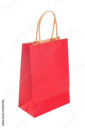Ecological recycling red paper package, packet, bag