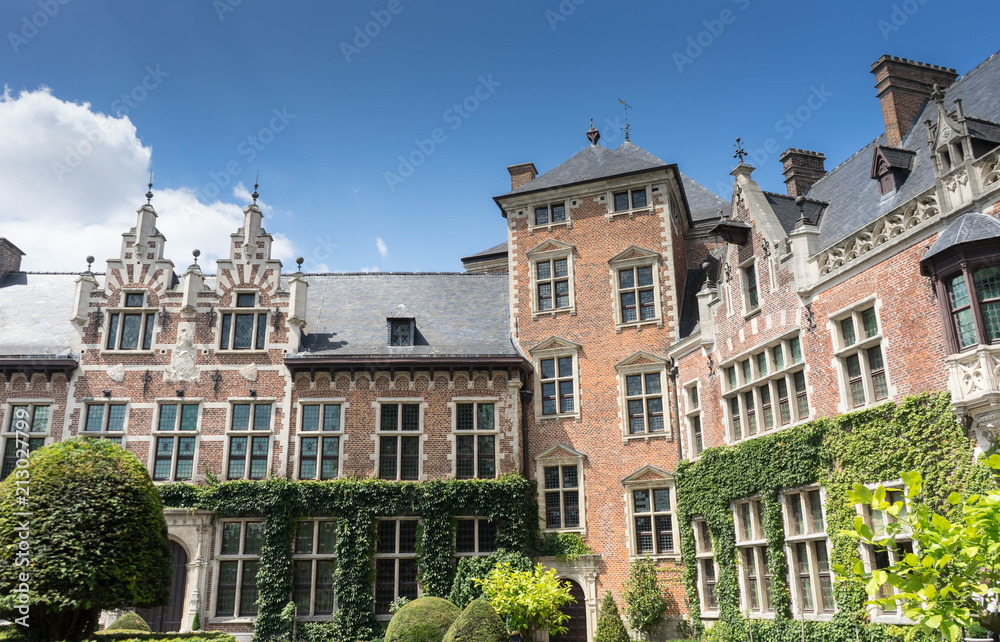 Gaasbeek Castle in Flanders, seen in a day trip from Brussels, Belgium