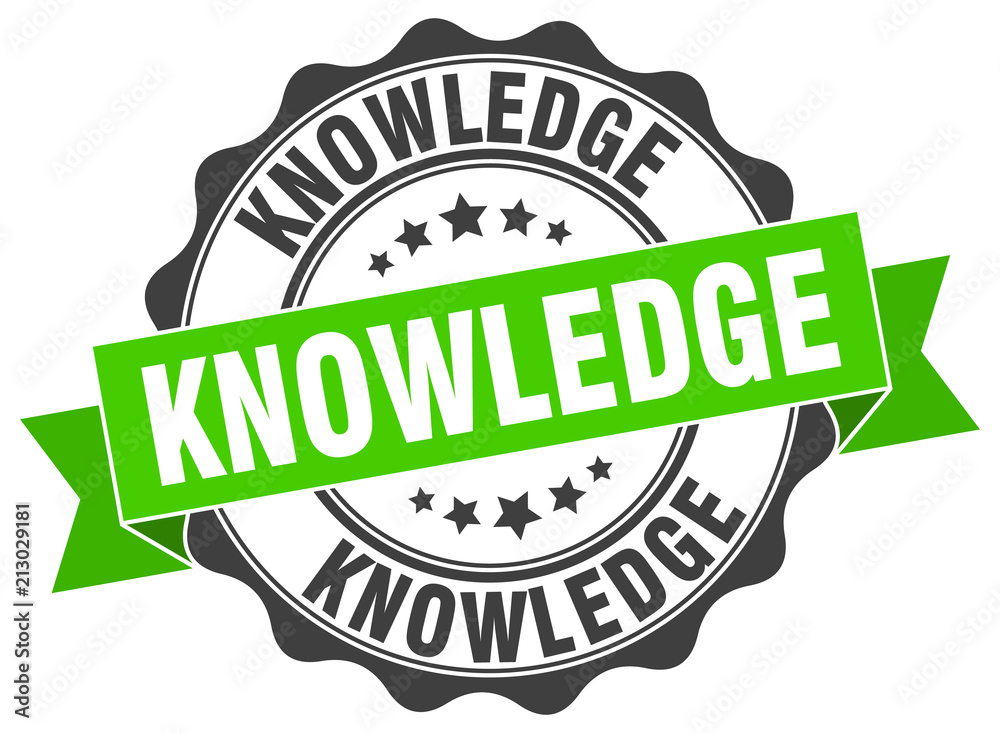 knowledge stamp. sign. seal knowledge stamp. sign. seal