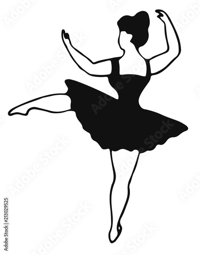 ballerina ballet #vector #isolated - Ballerina Ballett