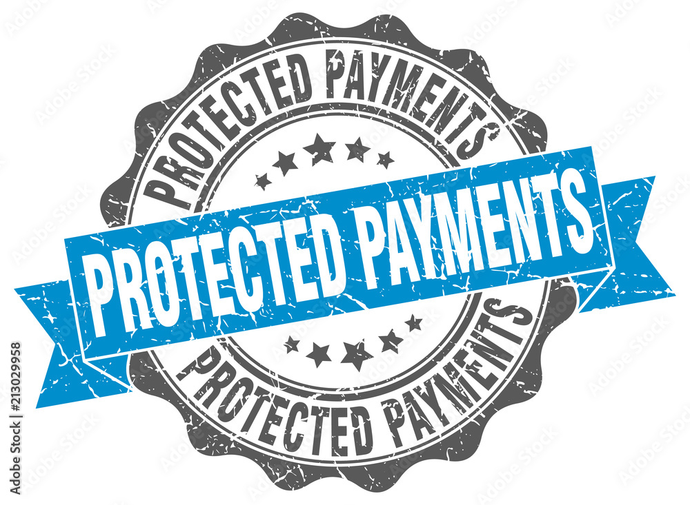 protected payments stamp. sign. seal protected payments stamp. sign. seal