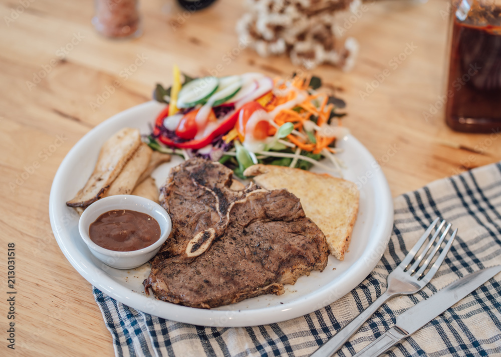 t-bone steak t-bone steak