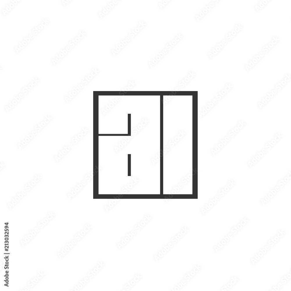 Initial Letter AL Logo Template Design