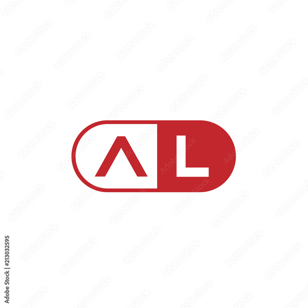 Initial Letter AL Logo Template Design Initial Letter AL Logo Template Design