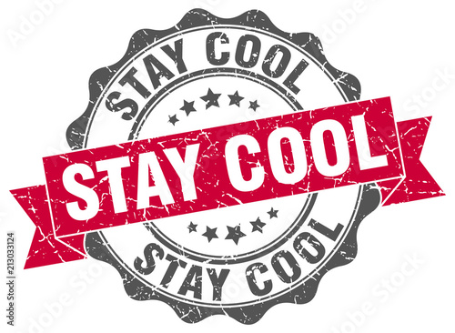 stay cool stamp. sign. seal