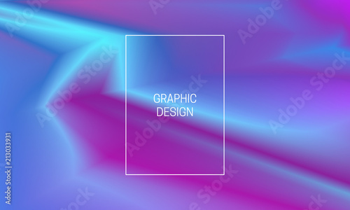 Vector blurred vibrant background. Gradient cover design. Purple pink blue blended backdrop.