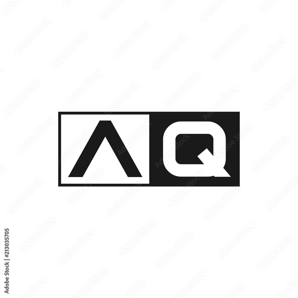 Initial Letter AQ Logo Template Design Initial Letter AQ Logo Template Design