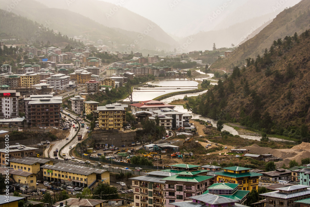 Himalayan cityscape