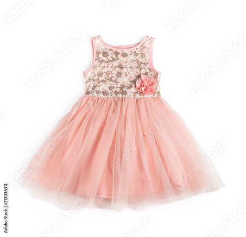 pink festive dress