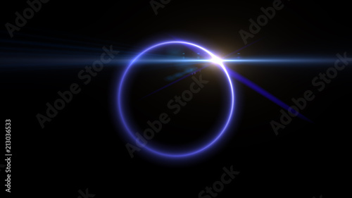 Abstract ring background wi...