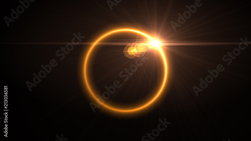 Abstract ring background wi...